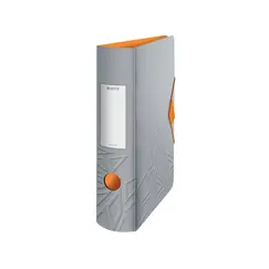 Pasta Arquivo L80 Leitz Urban Chic PP Cinza/Laranja