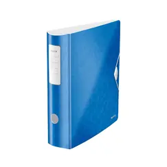 Pasta Arquivo L80 Leitz Active Wow PP Azul Metalico