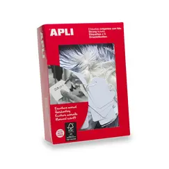 Etiquetas com Fio 28x43mm Apli 00391 500un