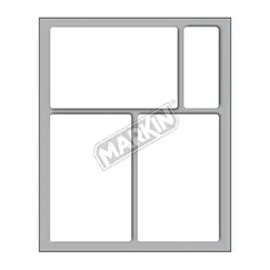 Etiquetas 083x053mm 10Fls Cod 49 Markin 30un