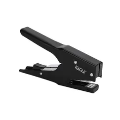 Agrafador Alicate 24/6 25 Folhas Metálico Eagle Preto