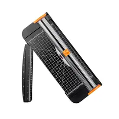 Guilhotina A4 38x14,7cm Preto/Laranja