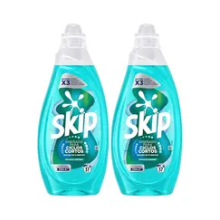 Detergente Líquido Máquina Roupa Skip Ciclos Curtos 2x480ml