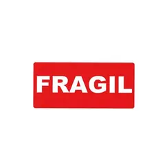 Etiquetas FRAGIL 100x50mm Apli Rolo 200un