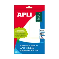 Etiquetas 053x100mm 10Fls Apli 1660 30un
