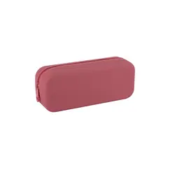 Estojo Silicone Up North com Fecho Rosa Coral Apli