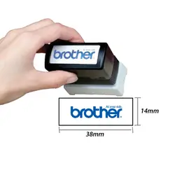 Carimbo 14x38mm Azul Brother PR1438E6P 6un