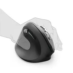 Rato Wireless Ergonómico Vertical EMW-500L Mão Esquerda