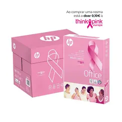 Papel 080gr Fotocopia A4 HP Office Pink Ream 5x500Fls