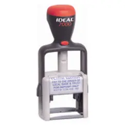 Carimbo 54x25mm Autotintavel Ideal Mod 7000