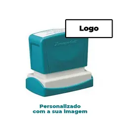 Carimbo 24x49mm Xstamper Quix Preto PERSONALIZADO 1un