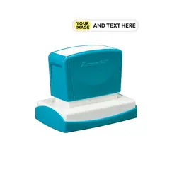 Carimbo 36x61mm Xstamper Quix Preto PERSONALIZADO 1un