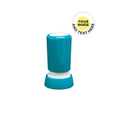 Carimbo Redondo 14mm Xstamper Quix Preto PERSONALIZADO 1un