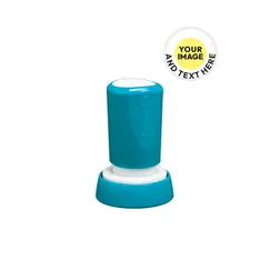 Carimbo Redondo 20mm Xstamper Quix Preto PERSONALIZADO 1un