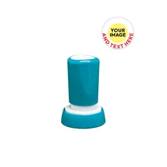 Carimbo Redondo 20mm Xstamper Quix Vermelho PERSONALIZADO