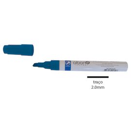  image de Marcador Permanente Grosso Azul 2mm Alban AC1075-02 1un na loja online Bluepixel