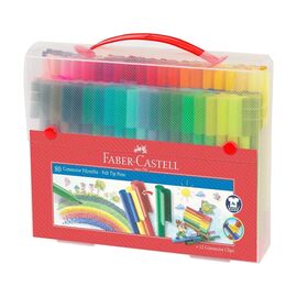  image de Marcador Feltro Faber Castell Connector Mala 80un na loja online Bluepixel