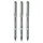 Marcador Roller UniBall Eye Fine UB157 0,7mm Preto - Pack de 3 | Loja BluePixel