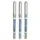 Marcador Roller UniBall Eye Fine UB157 0,7mm Azul - Pack de 3 | Loja BluePixel