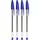 Esferográfica BIC Cristal Ball Point Azul 1mm - Pack de 4 unidades | Loja online bluepixel.pt