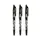 Esferográfica Gel Pilot Frixion Ball Preto 0,7mm - Pack de 3 | bluepixel.pt