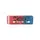 Borracha Mista Faber-Castell Vermelho/Azul Sem PVC - Material Escolar de Qualidade