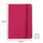 Bloco Notas Pautado 21,5x14,5cm Semi Pele Rosa SMARTD | Loja online bluepixel.pt