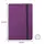 Bloco de Notas Pautado 21,5x14,5cm Semi Pele Roxo SMARTD | Papelaria de Qualidade