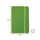 Bloco de Notas Pautado 14x9cm Semi Pele Verde SMARTD | Alta Qualidade