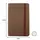 Bloco Notas Pautado 14x9cm Semi Pele Castanho SMARTD | Alta Qualidade e Design Elegante