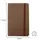 Bloco de Notas Pautado SMARTD 21,5x14,5cm Semi Pele Castanho - 116 Folhas | Loja online bluepixel.pt