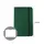 Bloco de Notas Liso 14x9cm Semi Pele Verde Esmeralda SMARTD | Loja online bluepixel.pt