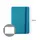 Bloco Notas Liso 14x9cm Semi Pele Azul Turquesa SMARTD | Loja BluePixel