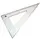 Esquadro Plástico Cristal 60G 29cm SMARTD | Ferramenta de Medição de Qualidade