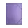 Pasta Plástica A4 com Elásticos Violeta Pastel HFP | Organização e Resistência