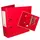Pasta Arquivo L/L Polipropileno Vermelha 310x285mm com Rado - SMARTD | Loja BluePixel