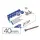 Ataches Latão 40mm N.8 - Conjunto de 100 fixadores NEUTRAL para fixação resistente