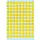 Etiquetas Redondas Amarelas HERMA 1841 8mm - Pack de 540 unidades | bluepixel.pt