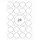 Etiquetas Redondas Brancas HERMA 25mm - Pack de 768 unidades | Loja online bluepixel.pt