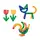 Jogo Educativo Apli Peças de Conexão 60 Peças | Brinquedos Educativos Apli