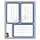 Etiquetas Markin 83x53mm Rebordo Linhas - Pack de 30 unidades | Loja BluePixel