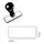 Pack Base Zinco Carimbo 66x15mm (5A) com Cabo Plástico | Loja online bluepixel.pt