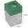 Porta Clips Magnético Quadrado Verde NEUTRAL | Organização de Escritório