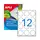 Etiquetas Redondas 60mm Branco APLI - Pack de 1200 unidades | Loja online bluepixel.pt