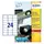Etiquetas Resistentes Avery 063,5x033,9mm - 20 Folhas, 480 Unidades | Loja online bluepixel.pt