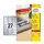 Etiquetas Resistentes Avery 63,5x29,6mm Prateadas - 8 Folhas | Loja BluePixel