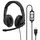 Headset USB Hama 139924 i PC - Microfone ajustável e som nítido para chamadas e gaming