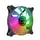 Ventoinha MARS GAMING MF-3D 12CM FAN com Efeito Infinite Mirror ARGB - Preto