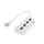 Hub USB 2.0 HAMA 200120 FIC - 4 Portas, Branco, Compatível com PC e Portátil | bluepixel.pt
