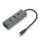Hub USB C Metal I-TEC 4 Portas sem Fonte de Alimentação - Compatível com Win, Mac OS e Thunderbolt